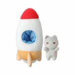 Animal-en-peluche-Miniso-Space-serie-Fusee-avec-chaton