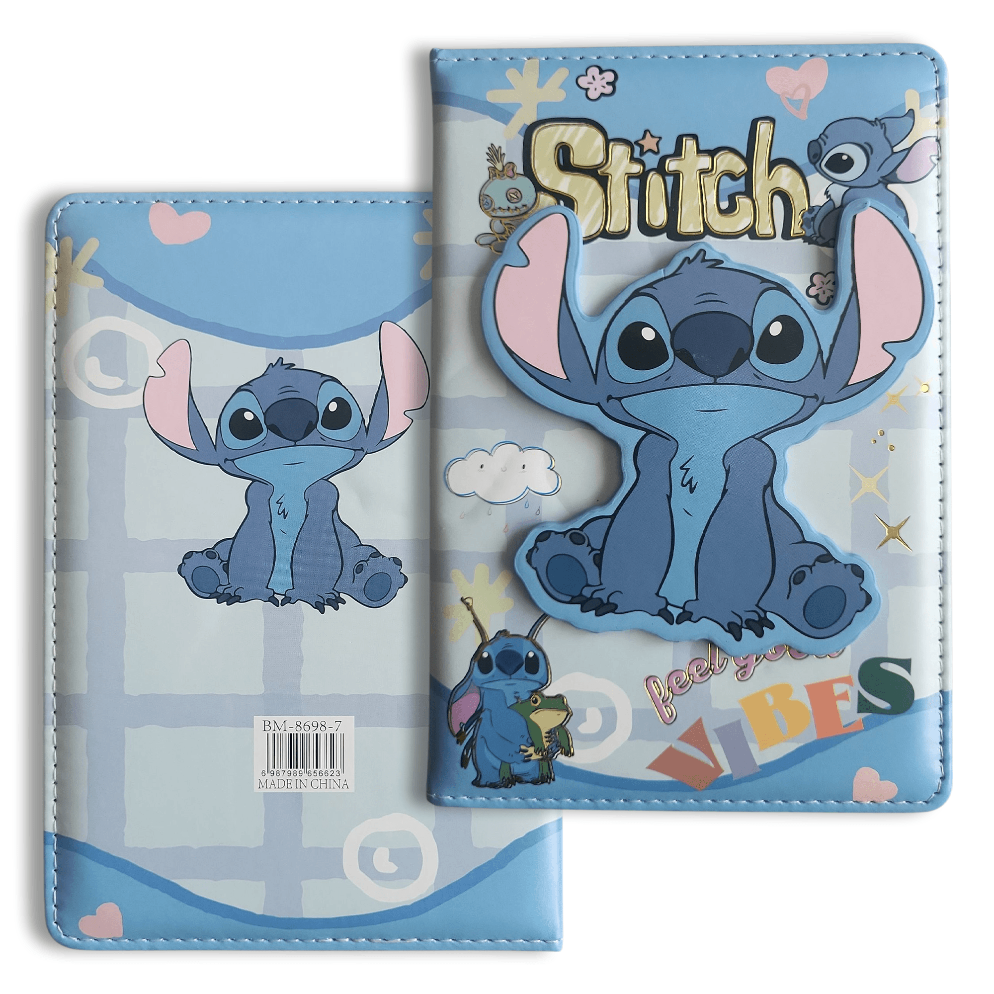 Bloc Note Stitch – Pages décorées