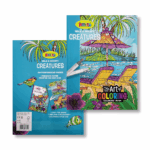 carnet de coloriage — wild & whispy creatures