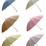Parapluie grand classique — couleurs pastel