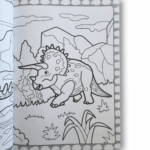 megatastic colouring — dinosaurs (carnet d’activités avec autocollants)