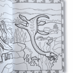 megatastic colouring — dinosaurs (carnet d’activités avec autocollants)