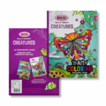 carnet de coloriage — wild & whispy creatures