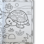 megatastic colouring — animals (carnet d’activités avec autocollants)