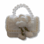 mini sac à main enfant — petit sac décoratif à poignée perles