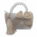 mini sac à main enfant — petit sac décoratif à poignée perles
