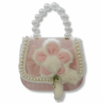 mini sac à main enfant — petit sac décoratif à poignée perles