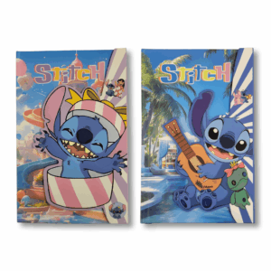 bloc notes stitch — design illustré et papier premium