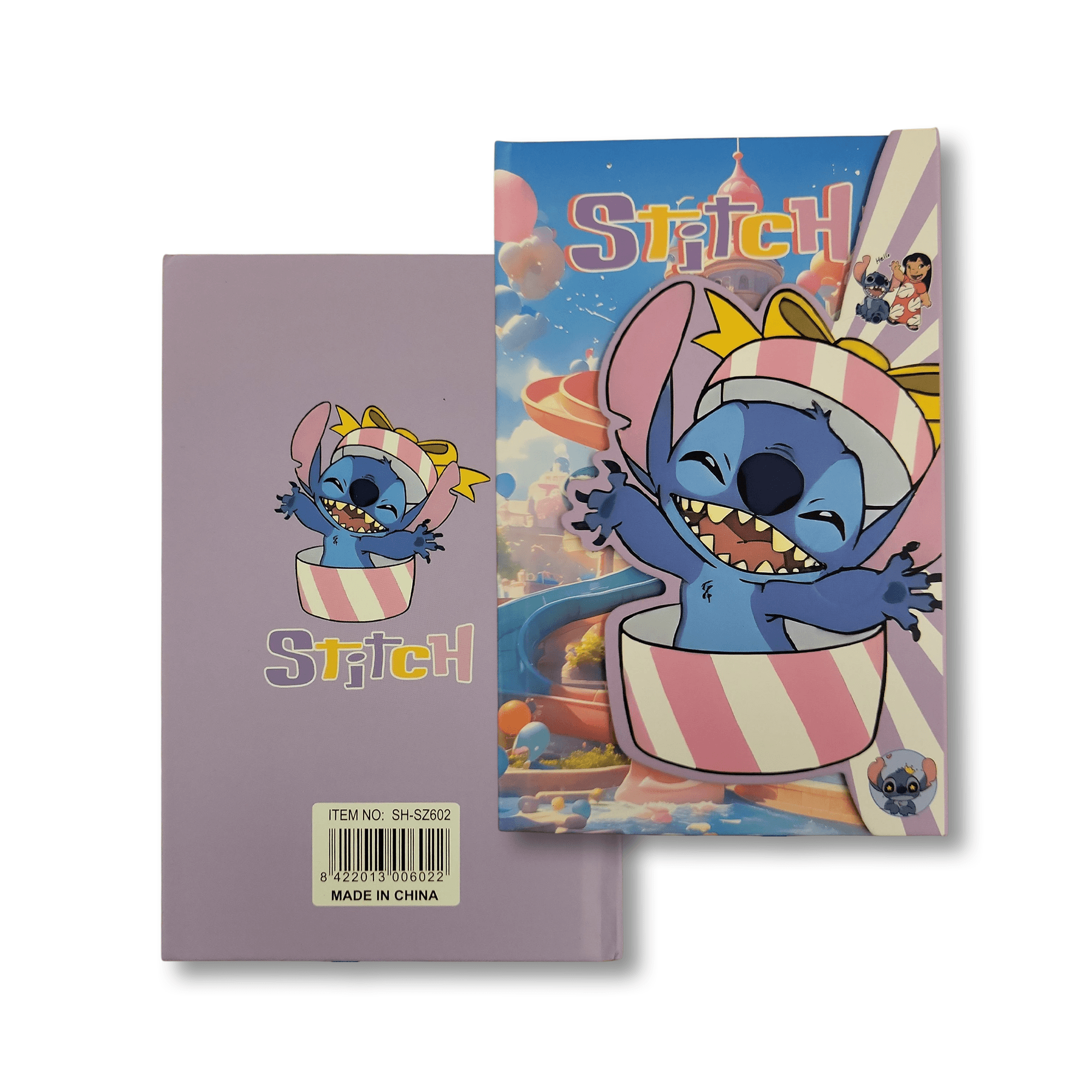 bloc notes stitch — design illustré et papier premium