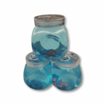 slime kalino — texture sensorielle avec accessoires marins