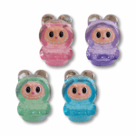 slime kalino dans récipients labubu