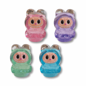 slime kalino dans récipients labubu