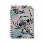 bloc notes stitch — design illustré avec onglet marque page