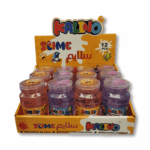 slime kalino — pots colorés avec personnages en 12 pièces