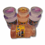 slime kalino — pots colorés avec personnages en 12 pièces