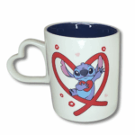 set 2 tasses stitch & angel — anses cœur